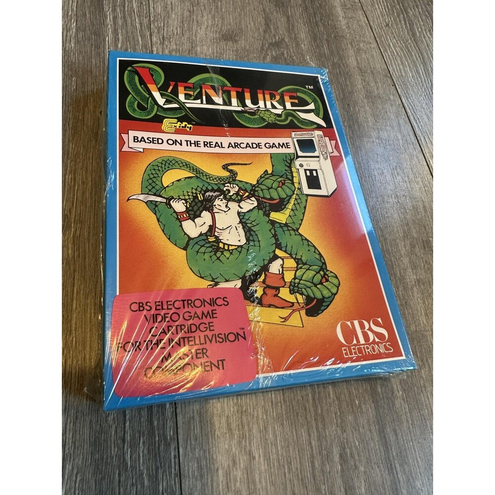 Vintage Venture Intellivision Video Game CBS Electronics NEW Sealed PAL 1982